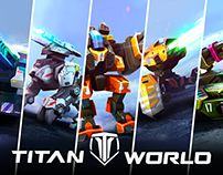 Titan World. Real-time turn-based Strategy Game for iOS