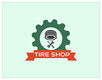 Logo Design | Tire Shop | Vintage