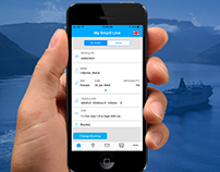 Nascenia - Smyril Line UI Design for iOS App