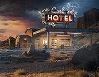 Cash only hotel - 3D