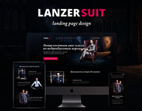 Suits landing page