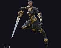 3D Warrior Women Concept