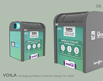 Packaging Waste Container Design