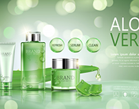 set-cosmetic-bottle-advertisement-with-aloe-vera-bokeh