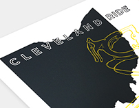 Cleveland Ride - Screen Printed Poster