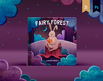 FAIRY FOREST. Children's book concept.