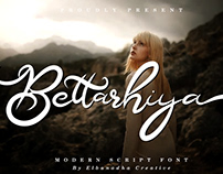 BETTARHIYA – MODERN SCRIPT FONT