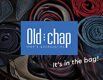 Old Chap. Logo for man's accessories online store.