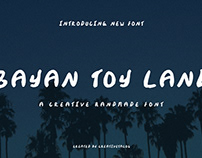 Zayan Toy Land Handmade Font