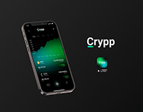 Crypp · Branding + UI design