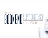 BOOKEND Supercondensed Typeface