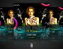 Square Party Flyer / Poster Template