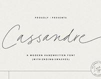 Cassandre A Modern Handwritten Font