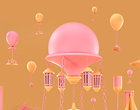 hot air balloons (aerostat)