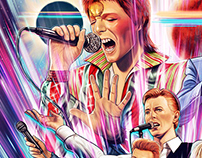 David Bowie (officially licensed screen print)