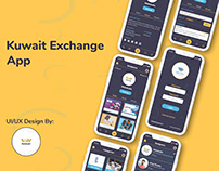 UI/UX App design | Kuwait Exchange