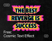 Vintage Cosmic Text Effect