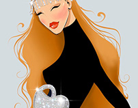 Jewelry fashion illustration