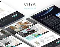 Website for Vitra worldwide company