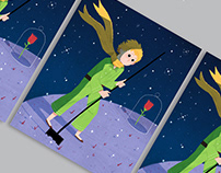 The Little Prince - Postcard Illustration