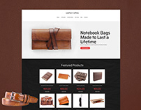 Leather Shop Website Template