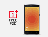 OnePlus Phone Mock-Up ( Free PSD )