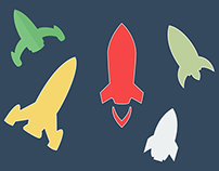 Free Rocket Shapes: First time one the web