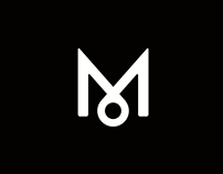 "MO" fashion brand visual identity