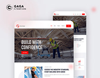 Elementor website for construction company