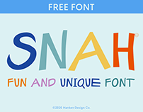 SNAH Typeface