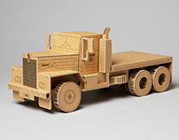 Cardboard Kenworth Truck (50th Anniversary)