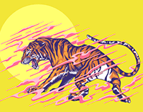 2022 Year of the Tiger illustration