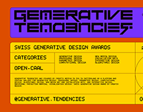 Generative Tendencies : Swiss Generative Design Awards