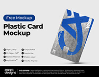Plastic Card - Free Mockup