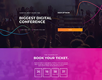 Digital Conference - Website UI