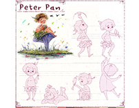 Character Design - Peter Pan in Kensingtor Gardens