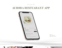 Aurora Restaurant App UX/UI Case Study