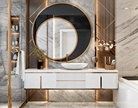 Kuwait Villa l Master Bathroom design