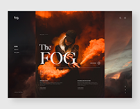 Dark Themed Website Concept Design