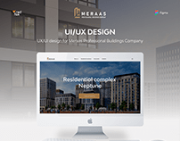 Meraas Professional Buildings Company UX/UI design