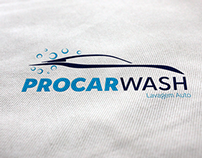 ProcarWash — Car Wash and Clean Company Logo Design