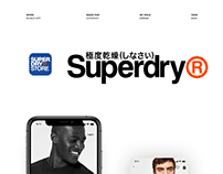 Superdry. Mobile app design.