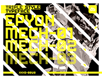 EPYON MECH Typeface