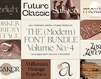 The Modern Font Bundle Vol-4