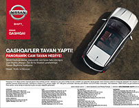 Nissan Qashqai Print- Cam Tavan Kampanyası
