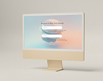 iMac 24'' Mockup Set 2021