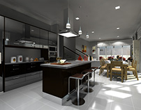 Kitchen 3D Model - 3D Architectural Rendering