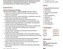 Business Development Manager Example