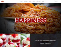 Dhamthal Sweet and Bakers Web Designs
