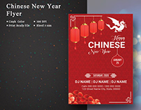 Chinese New Year Invitation Flyer Template